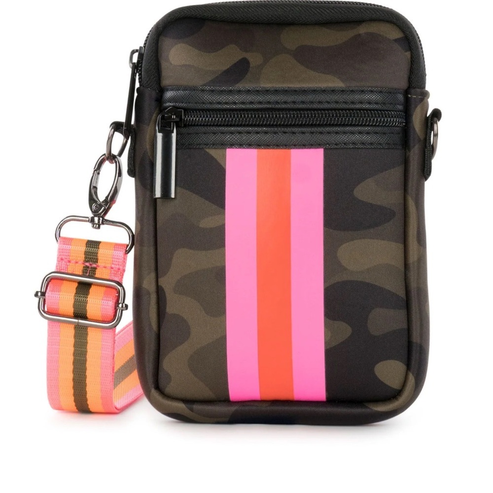 Haute Shore Casey Showoff Camouflage Pink and Orange Stripes